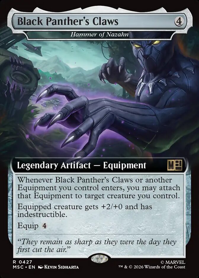 Black Panther's Claws [ #0427 Extended Art ] (MSC-R)