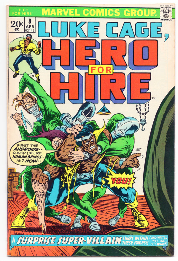 Luke Cage, Hero for Hire (1972 Series) #8 (7.0)