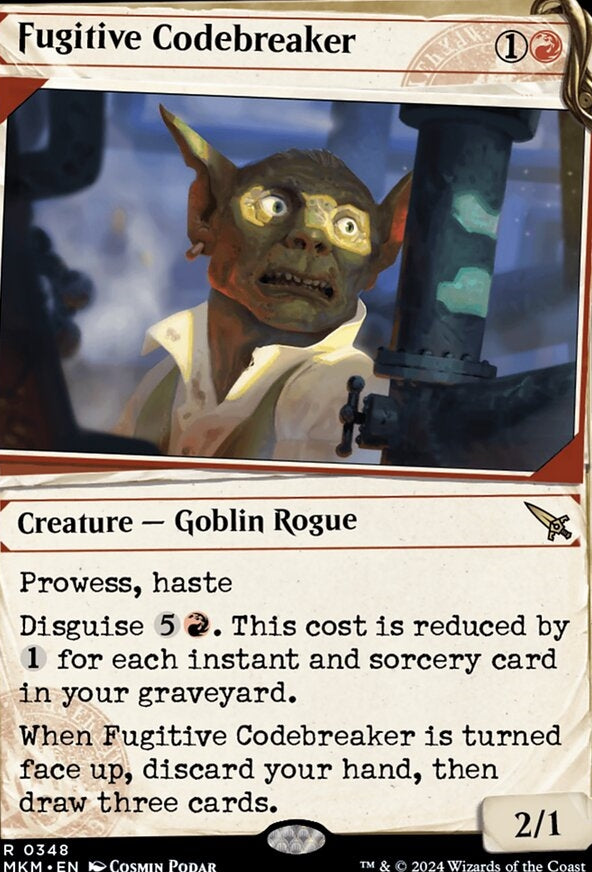 Fugitive Codebreaker [#0348 Dossier Showcase] (MKM-R)
