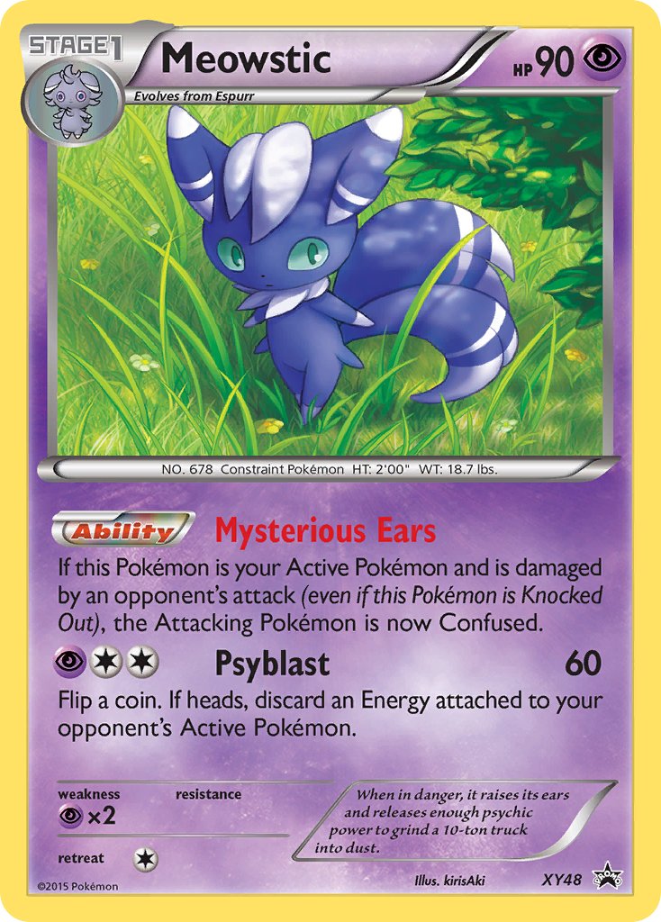 Meowstic - XY48 (XY:PR) Promo - Near Mint Holofoil