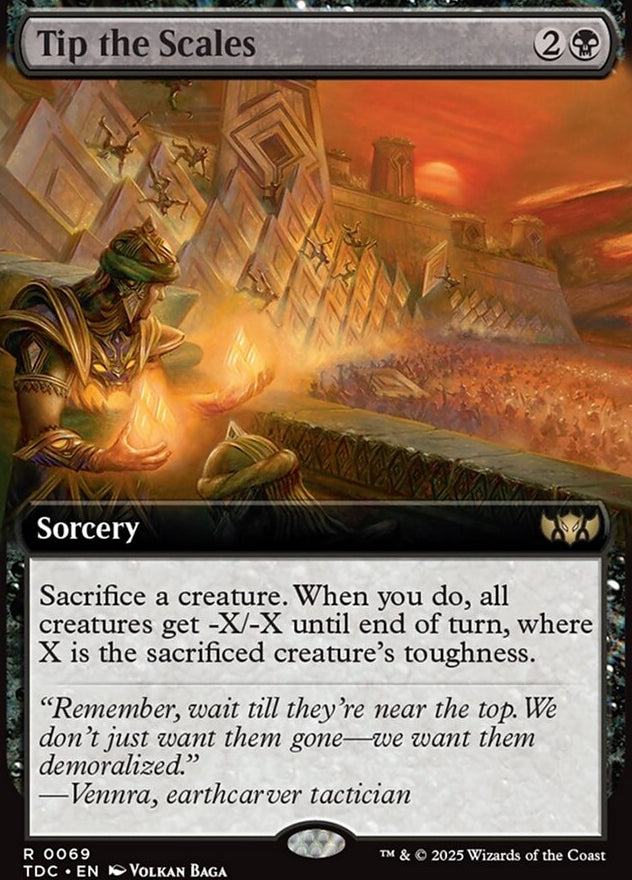 Tip the Scales [ #0069 Extended Art ] (TDC-R)