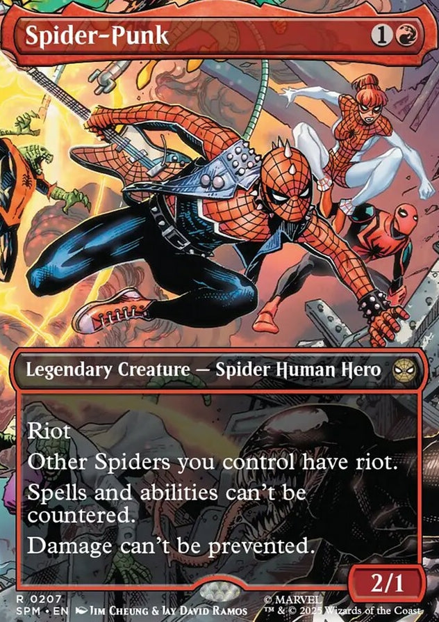 Spider-Punk [ #0207 Borderless ] (SPM-R)