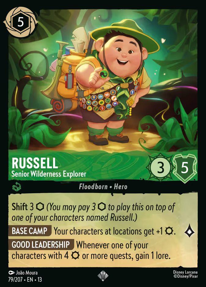 Russell - Senior Wilderness Explorer (079/204 - Attack of the Vine!) Super Rare