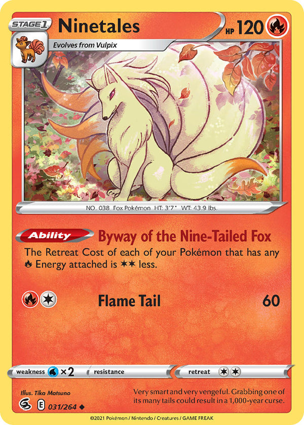 Ninetales - 031/264 (SWSH08) Uncommon - Near Mint