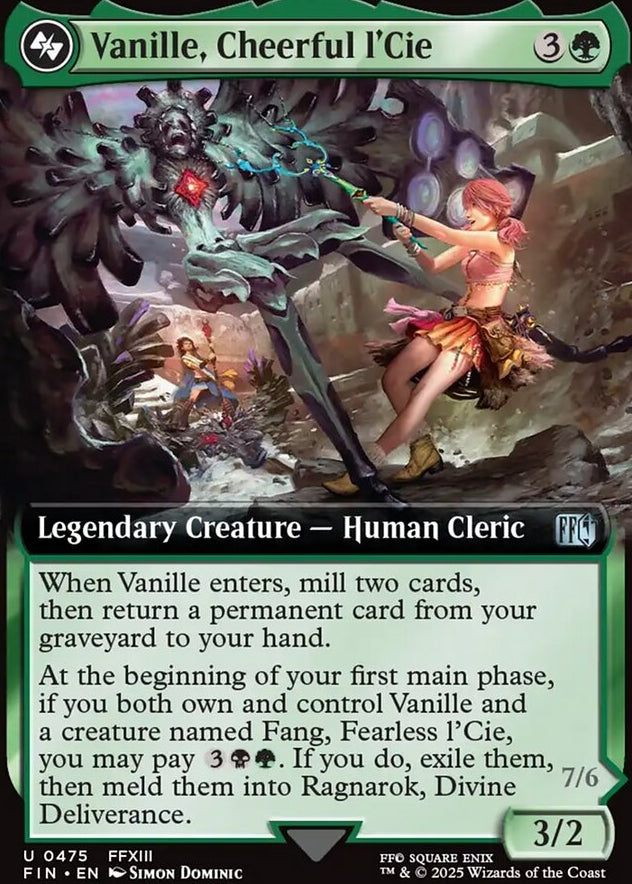 Vanille, Cheerful l'Cie [ #0475 Extended Art ] (FIN-U)