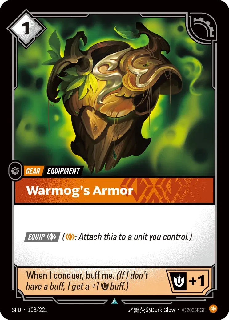 Warmog's Armor - 108/221 (SFD) Uncommon