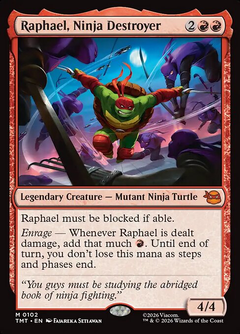 Raphael, Ninja Destroyer [ #0102 ] (TMT-M)
