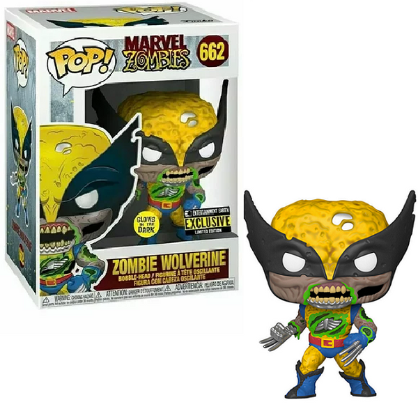 POP Figure: Marvel Zombies #0662 - Wolverine (EE) (Glow)