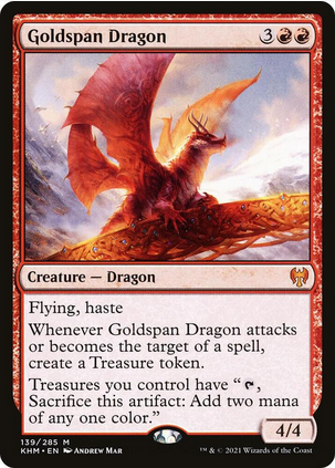 Goldspan Dragon (KHM-M-FOIL) Light Play