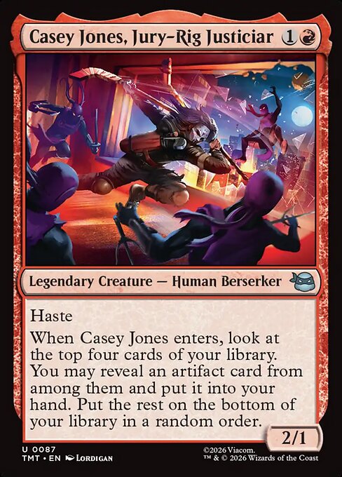 Casey Jones, Jury-Rig Justiciar [ #0087 ] (TMT-U)
