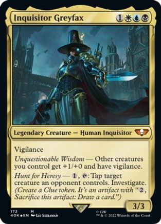 Inquisitor Greyfax [#173] (40K-M-FOIL)