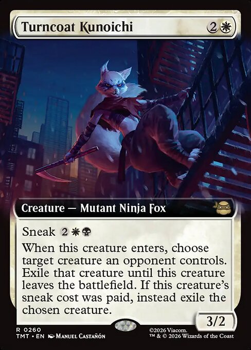 Turncoat Kunoichi [ #0260 Extended Art ] (TMT-R)