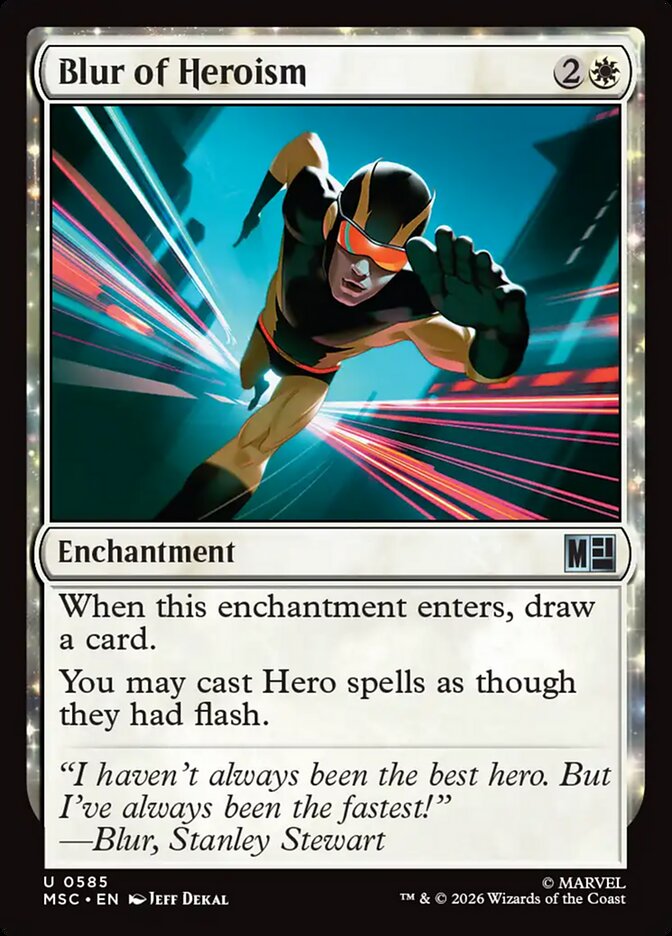 Blur of Heroism [ #0585 ] (MSC-U)
