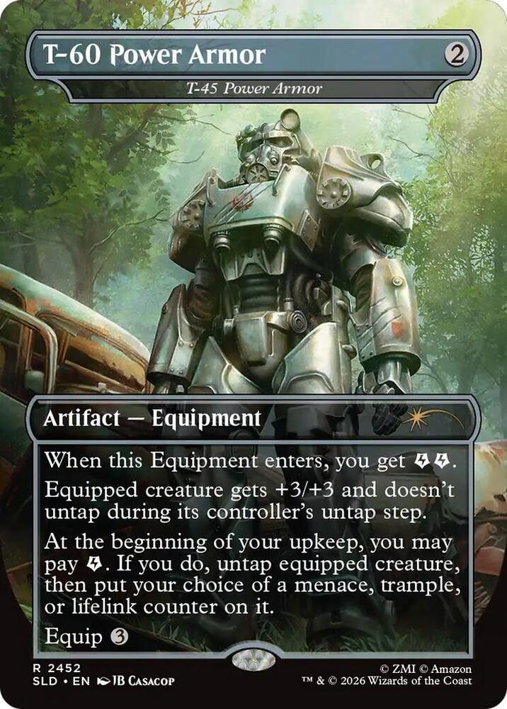 T-60 Power Armor [#2452] (SLD-R-FOIL)