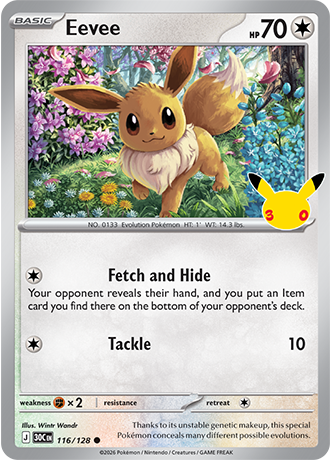 Eevee - 116/128 (30C) Common