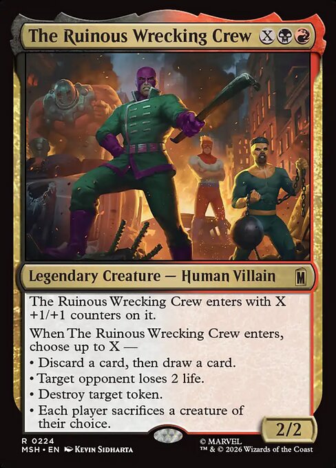 The Ruinous Wrecking Crew [ #0224 ] (MSH-R)