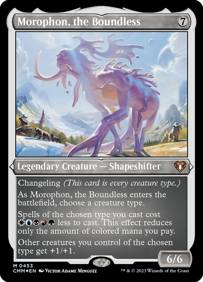 Morophon, the Boundless [#0453 Etched Foil] (CMM-M)