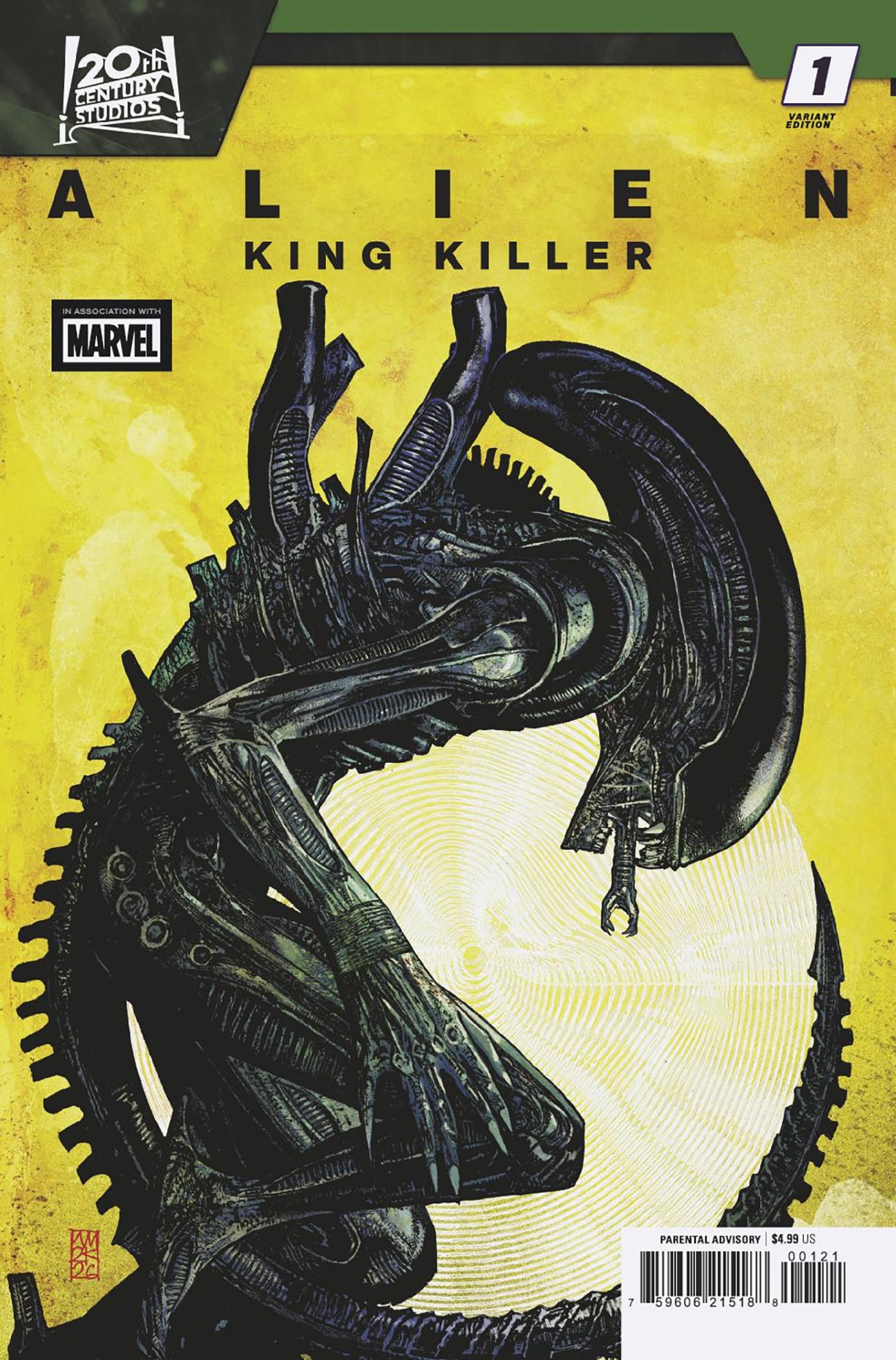 ALIEN: KING KILLER #1 ALEX MALEEV VARIANT