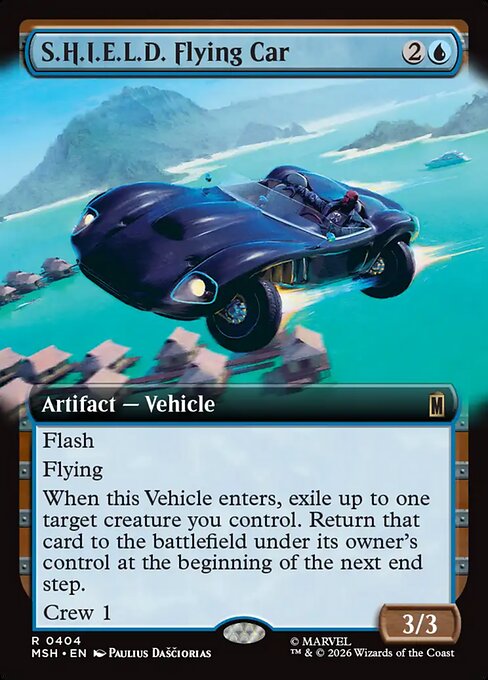 S.H.I.E.L.D. Flying Car [ #0404 Extended Art ] (MSH-R)