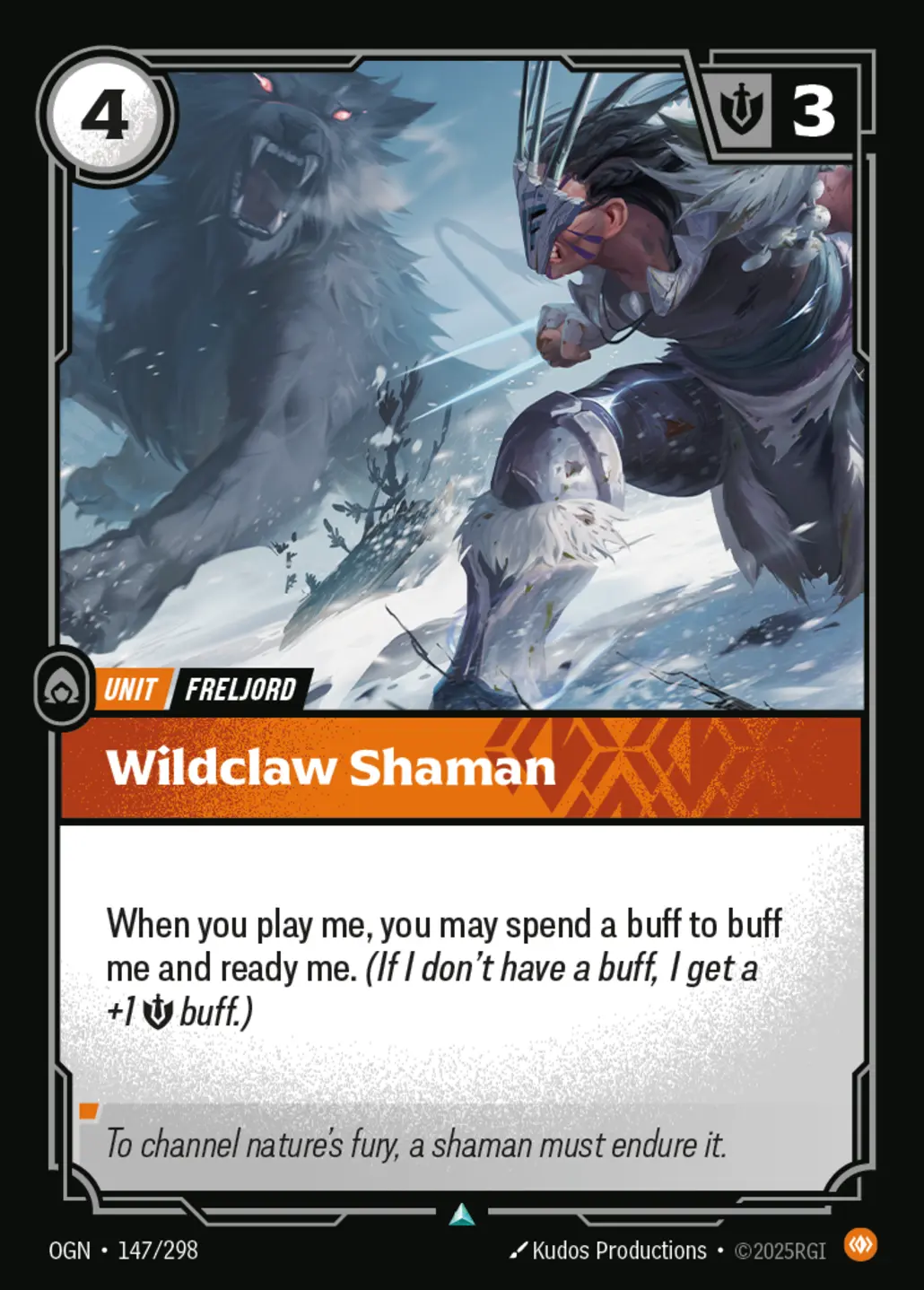 Wildclaw Shaman - 147/298 (OGN) Uncommon