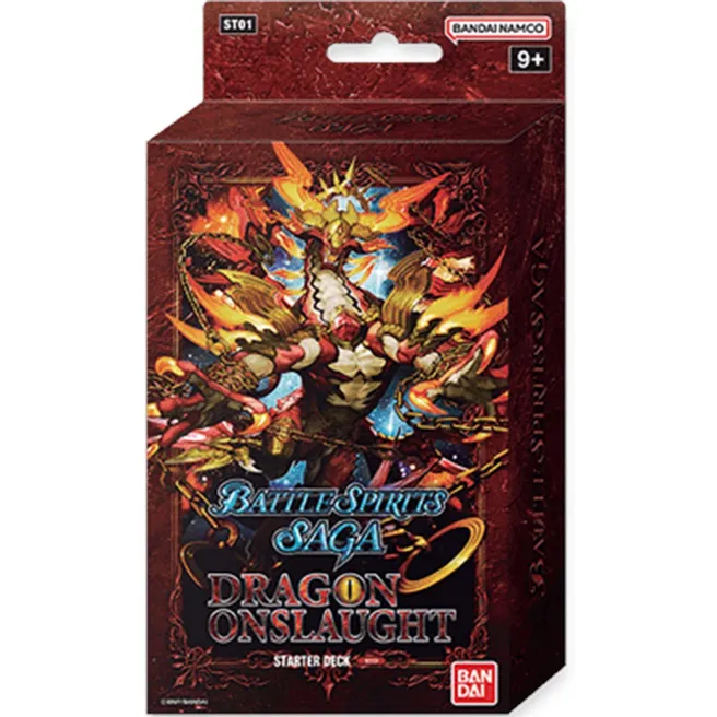 Battle Spirits Saga TCG: Starter Deck 01 - Dragon Onslaught (ST01) - Red