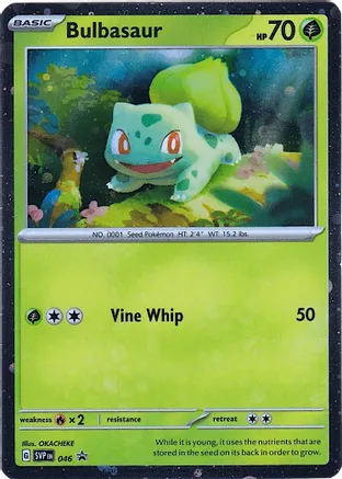 Bulbasaur (Cosmos Holo) - 46 (SVP) Promo - Near Mint Holofoil