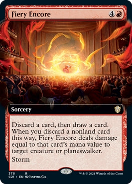 Fiery Encore [Extended Art] (C21-R)
