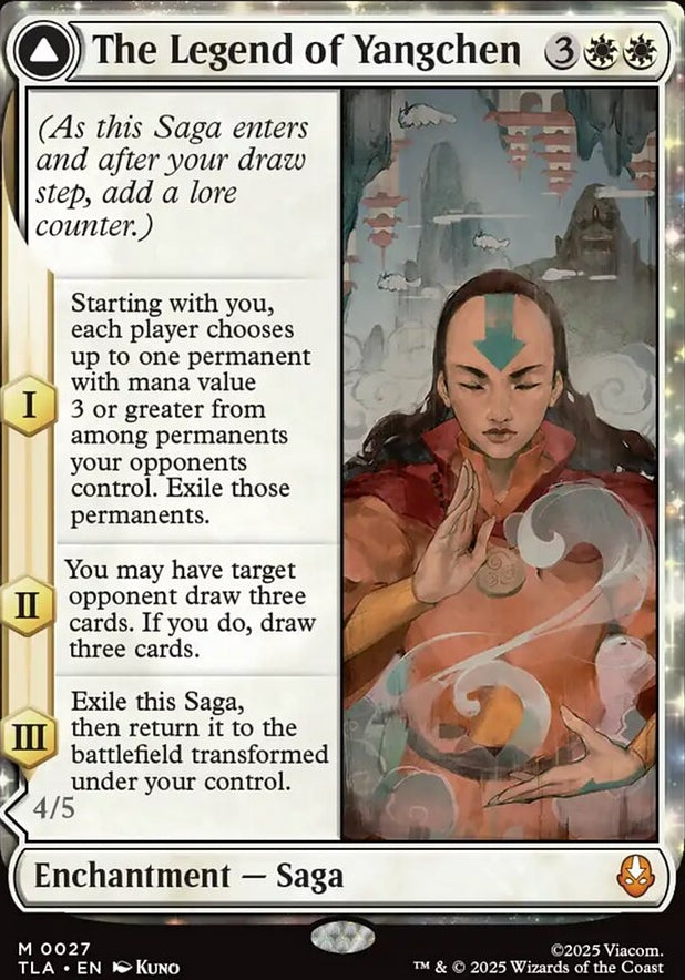 The Legend of Yangchen // Avatar Yangchen [ #0027 ] (TLA-M)