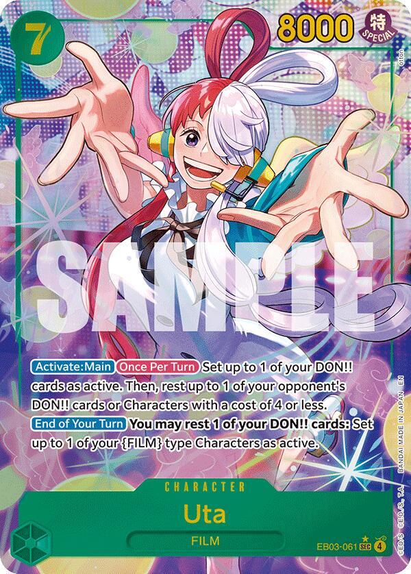 Uta (EB03-061 SEC) (Alternate Art) - Near Mint