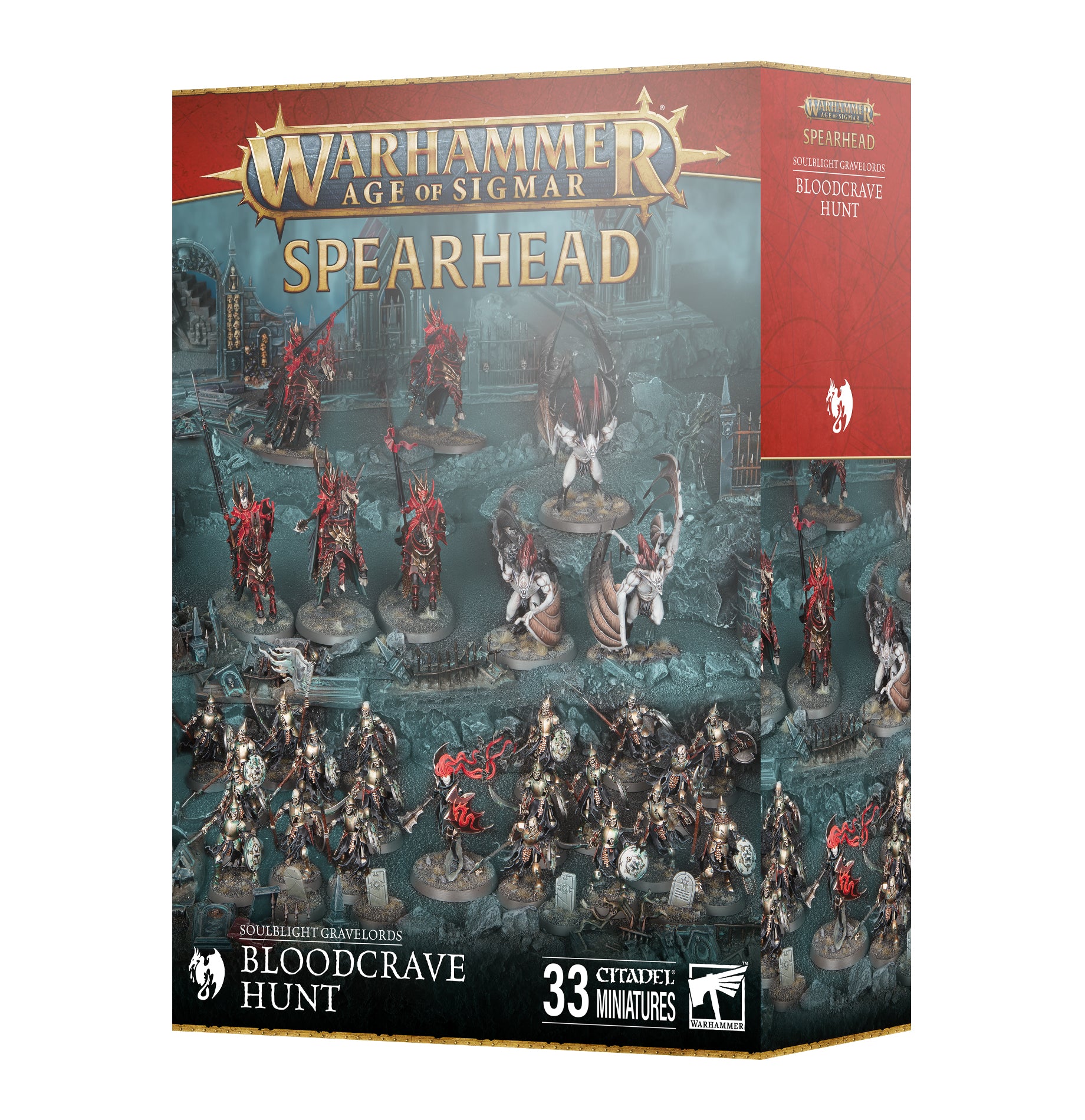 Age of Sigmar: Soulblight Gravelords - Spearhead: Bloodcrave Hunt (33 Miniatures)