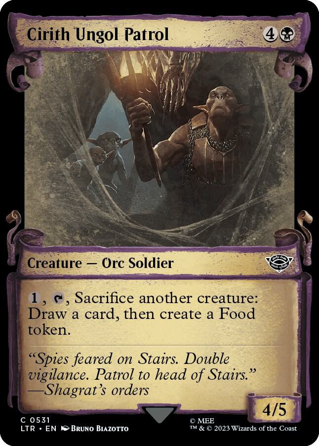 Cirith Ungol Patrol [#0531 Showcase Scrolls] (LTR-C-Foil)