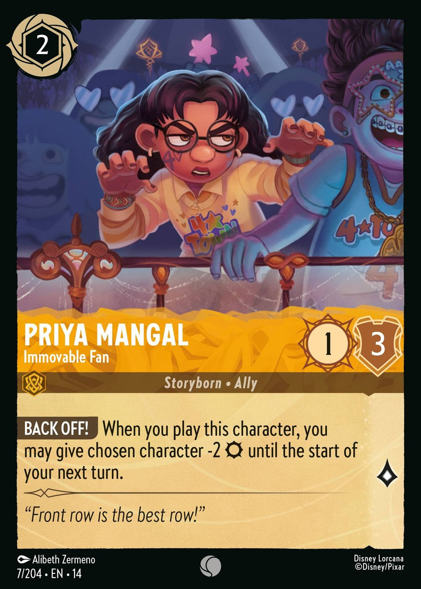 Priya Mangal - Immovable Fan (007/204 - Hyperia City) Common