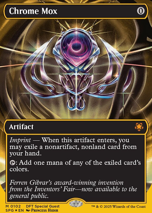 Chrome Mox [ #0102 Borderless First-Place Foil ] (SPG-M-FOIL)
