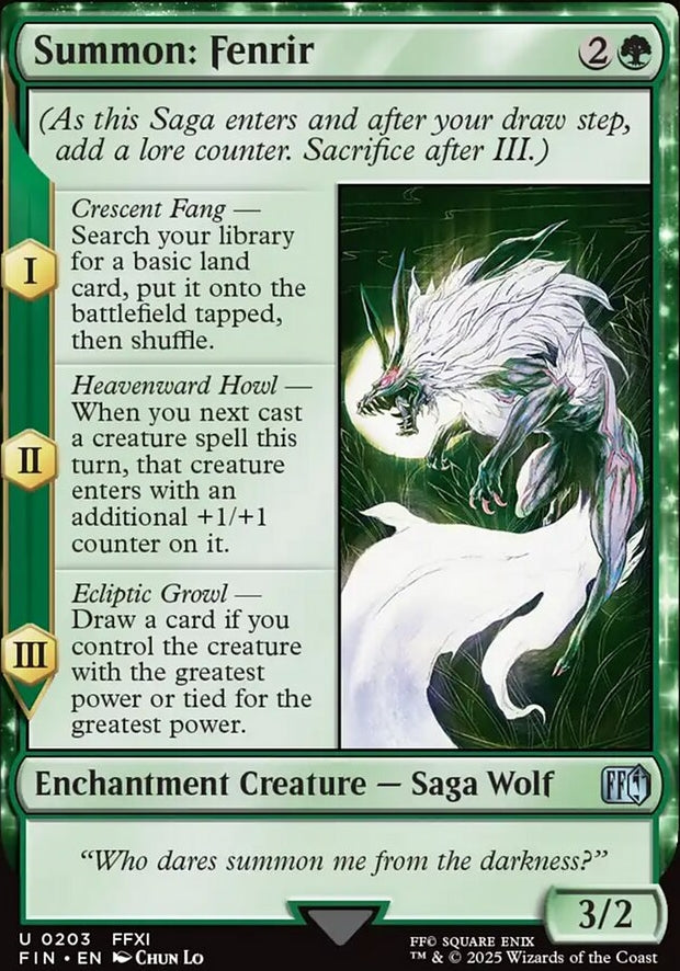 Summon: Fenrir [ #0203 ] (FIN-U)