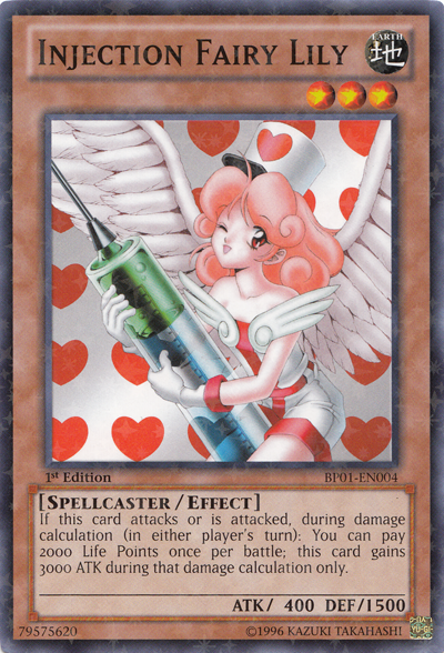 Injection Fairy Lily (Starfoil) (BP01-EN004) Starfoil Rare - Near Mint 1st Edition