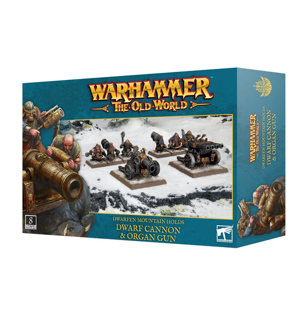 Warhammer The Old World: Dwarfen Mountain Holds - Dwarf Cannon & Organ Gun