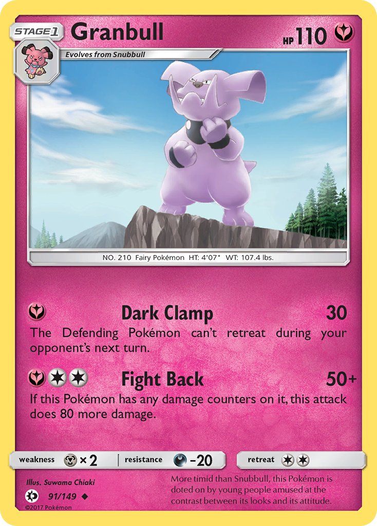 Granbull - 091/149 (SM01) Uncommon - Near Mint