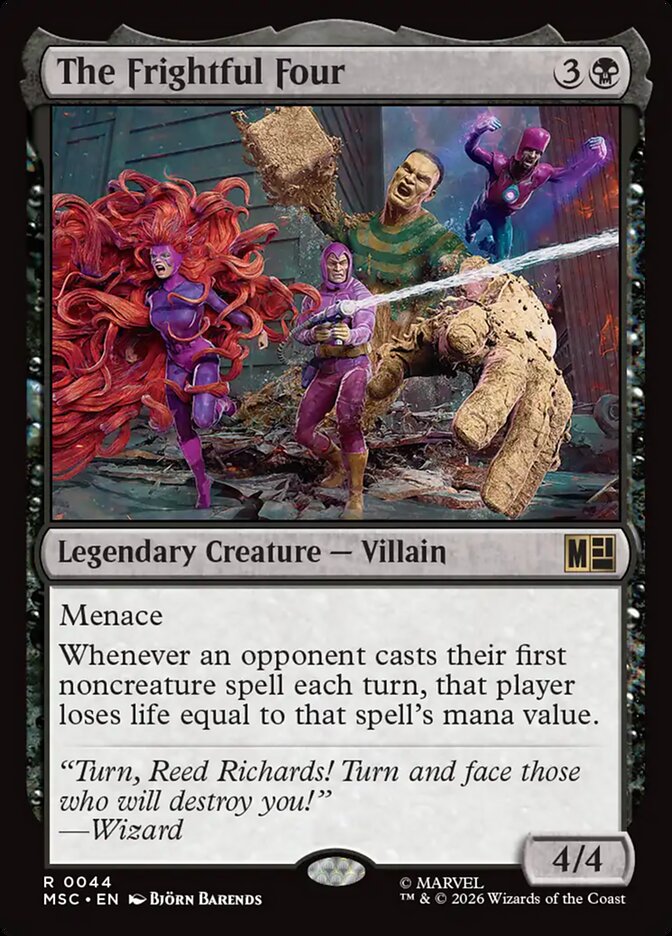 The Frightful Four [ #0044 Surge Foil ] (MSC-R)