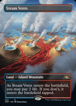 Steam Vents [#283 Alternate Art Borderless] (UNF-R)