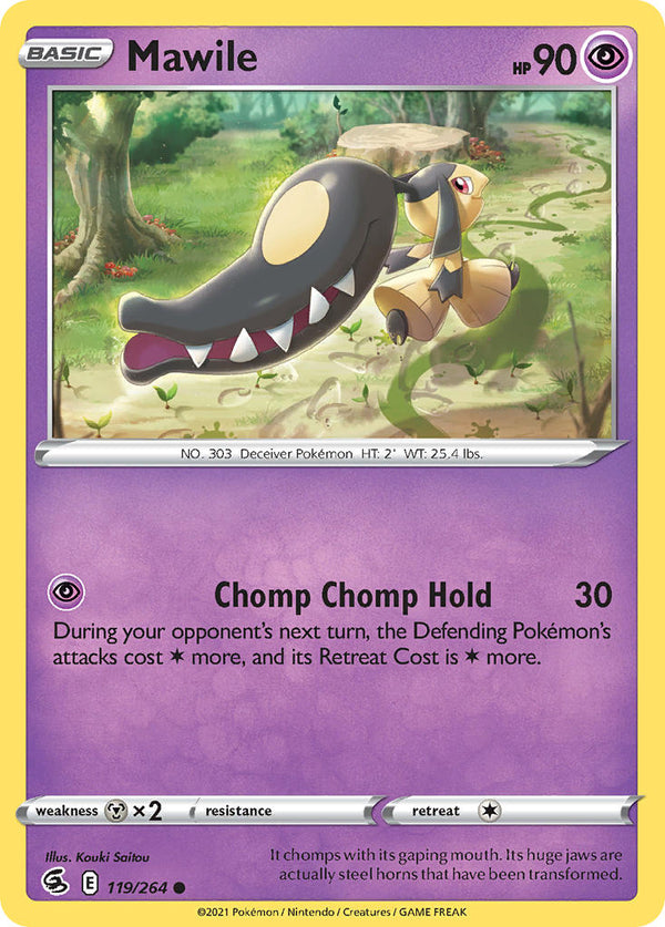 Mawile - 119/264 (SWSH08) Common - Near Mint