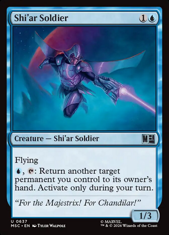Shi'ar Soldier [ #0637 ] (MSC-U)