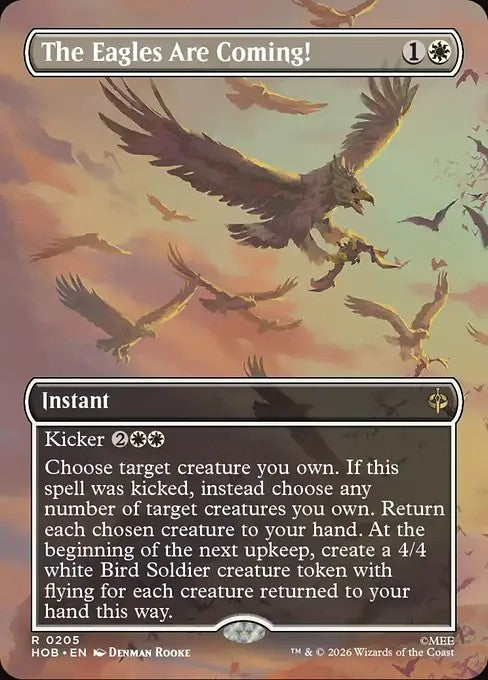 The Eagles Are Coming! [ #0205 Borderless Scene ] (HOB-R)