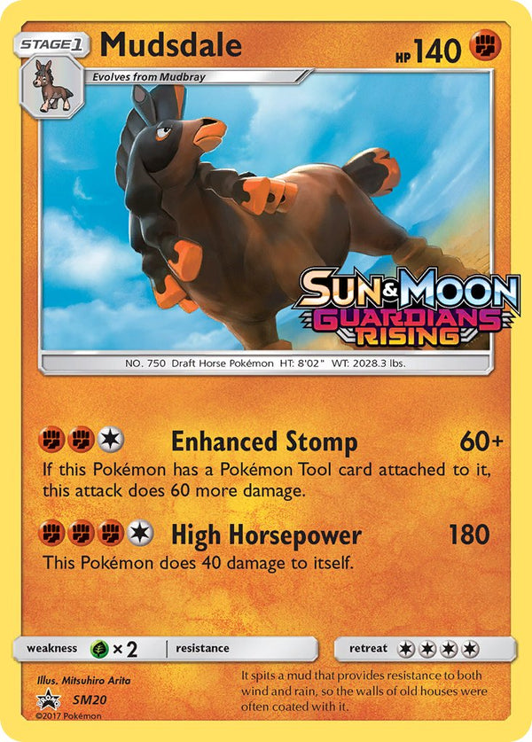 Mudsdale (Prerelease) - SM20 (SM:PR) Promo - Near Mint Holofoil