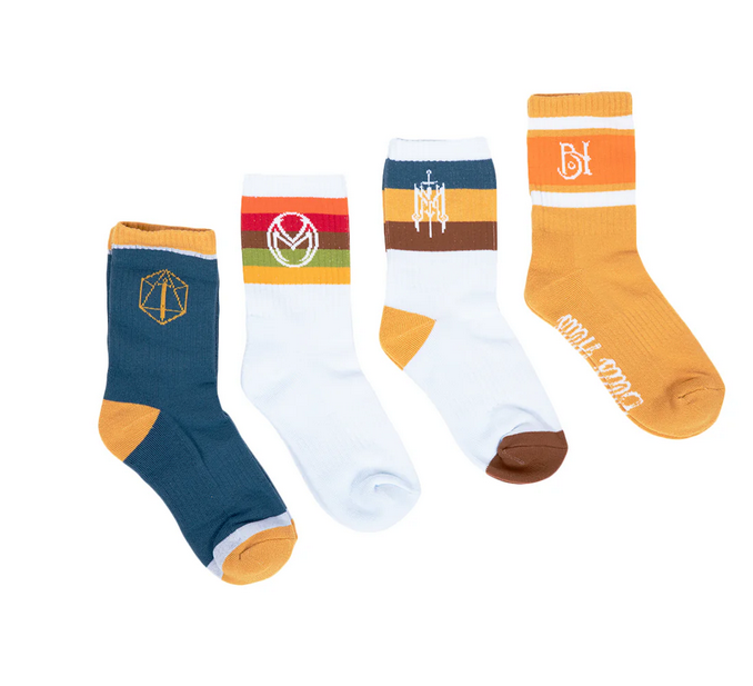 Critical Role: Half Crew Socks 4 - Pack