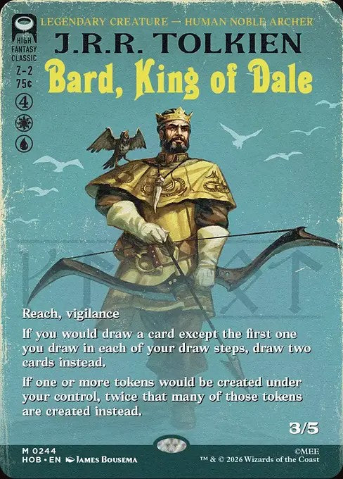 Bard, King of Dale [ #0244 Borderless Book Cover ] (HOB-M)
