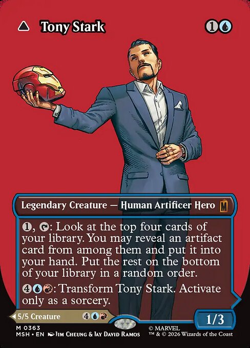 Tony Stark // The Invincible Iron Man [ #0363 Borderless Logo ] (MSH-M)