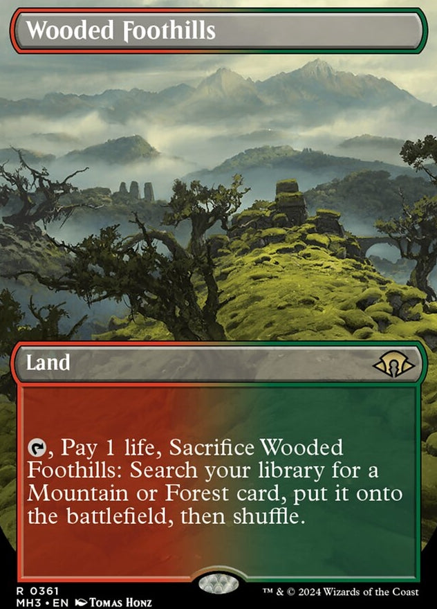 Wooded Foothills [#0361 Borderless] (MH3-R-FOIL)