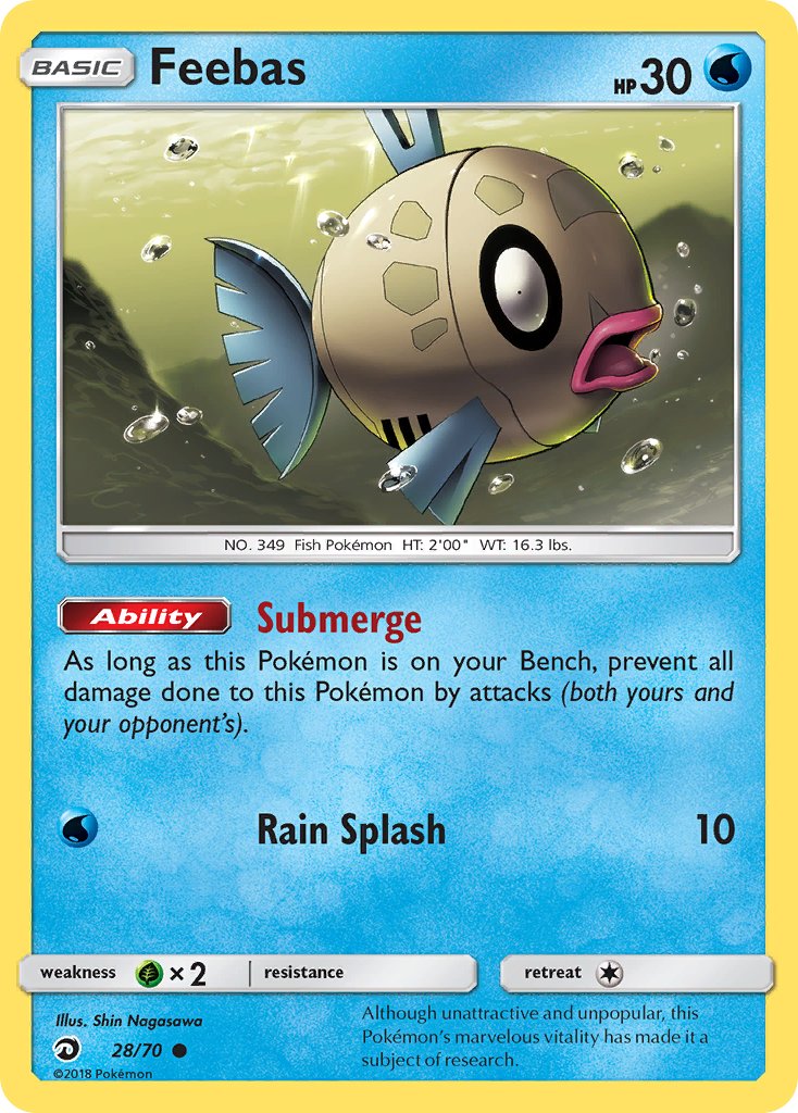 Feebas - 28/70 (DRM) Common - Near Mint