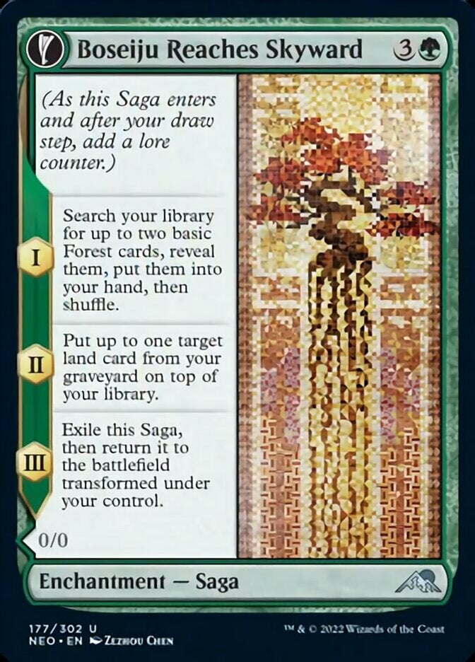 Boseiju Reaches Skyward // Branch of Boseiju [ #177/302 ] (NEO-U)