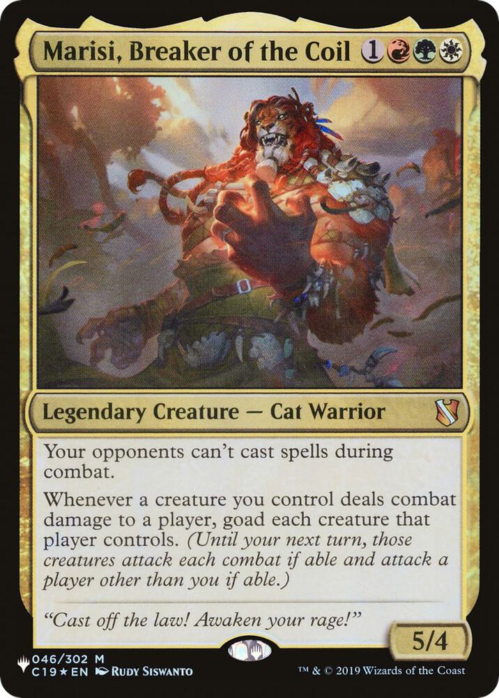 Marisi, Breaker of the Coil (C19-M-LIST)